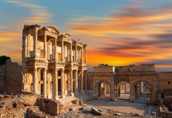 Poster XXL Bibliothèque de Celsus en Turquie