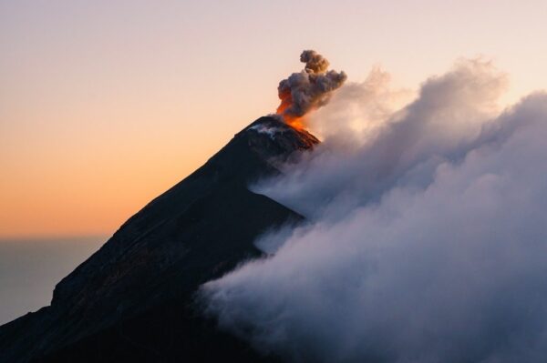 Poster XXL Volcan actif