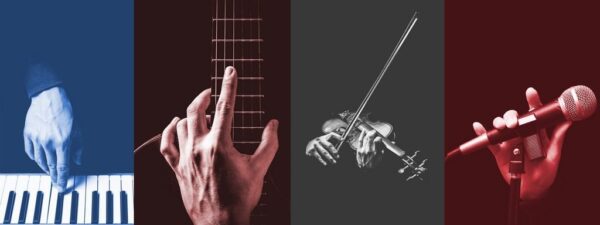Poster XXL Quatre musiciens