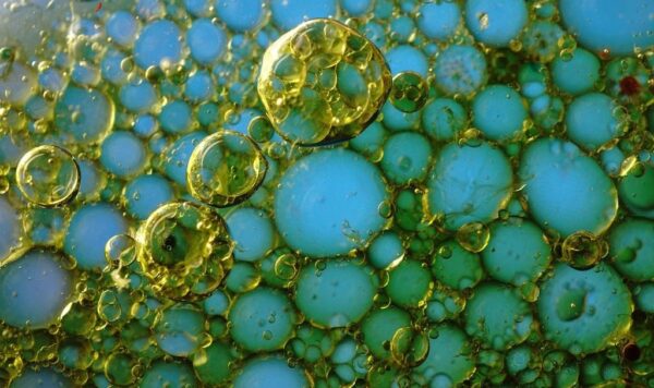 Peinture murale Bulles d'huile