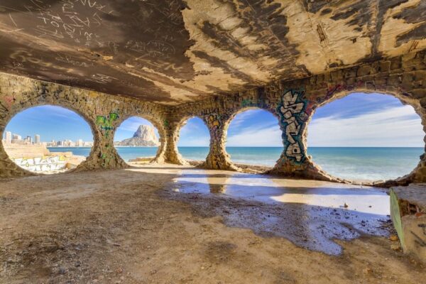 Peinture murale Fenêtres sur la mer