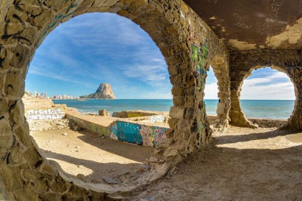 Peinture murale Vue sur la mer
