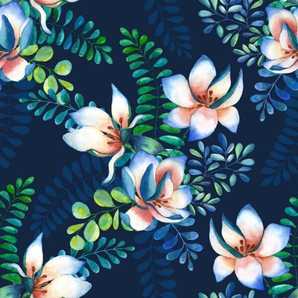 Sticker mural Fleurs blanches