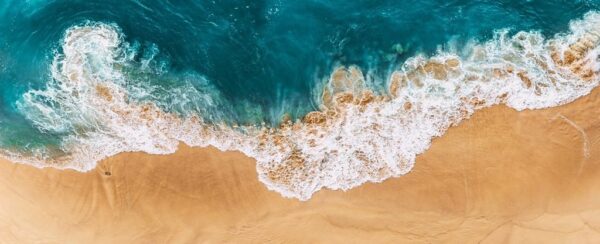 Peinture murale Vagues sur la plage