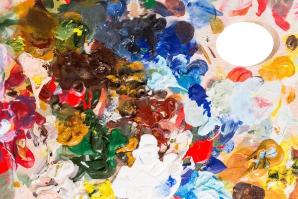 Peinture murale Taches d'encre