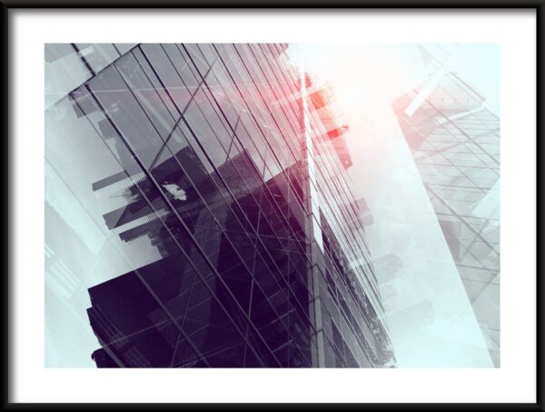 Affiche murale en verre