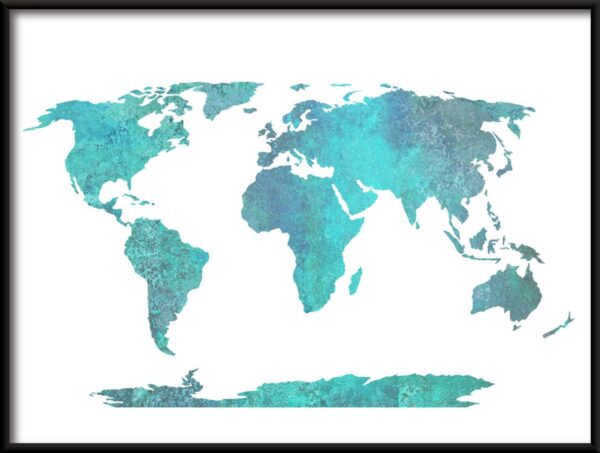 Carte du monde Poster – Image 2