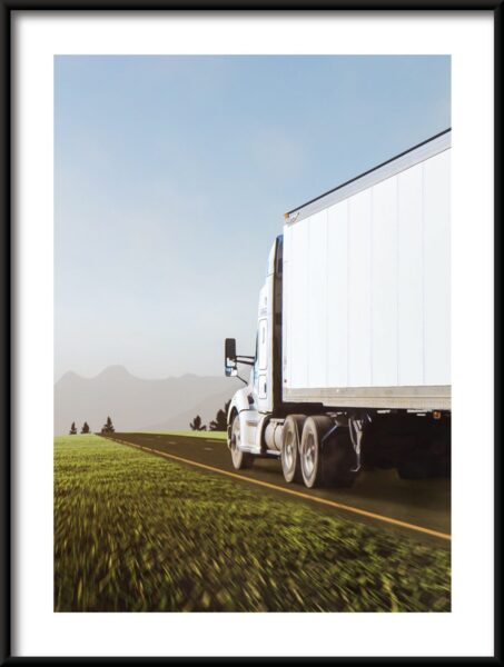Affiche de camion blanc – Image 3