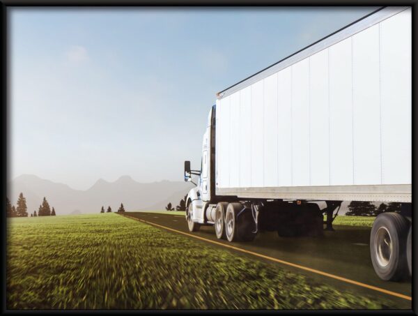 Affiche de camion blanc – Image 2
