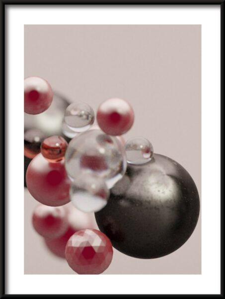 Sphères sur violet Poster – Image 3