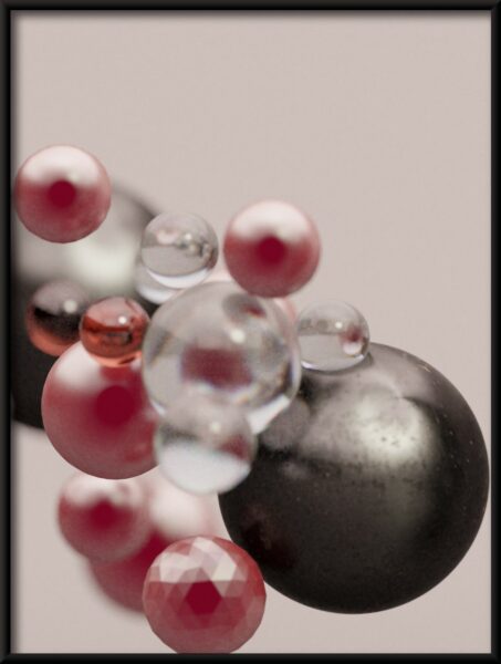 Sphères sur violet Poster – Image 4