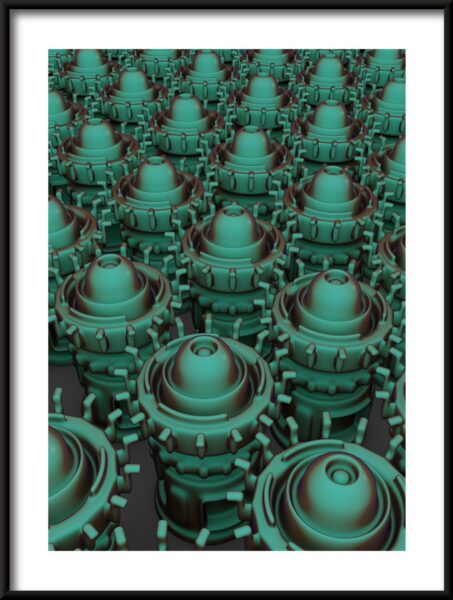 Affiche d'abstraction verte – Image 3