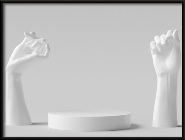 Affiche mains blanches – Image 2