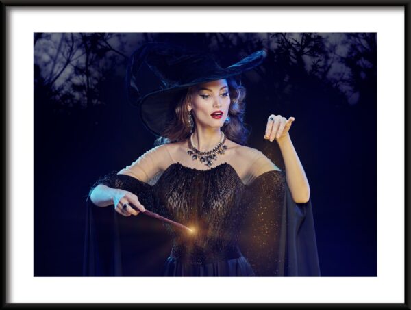 Affiche de dame charmante