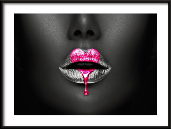 Coeur sur la bouche Poster