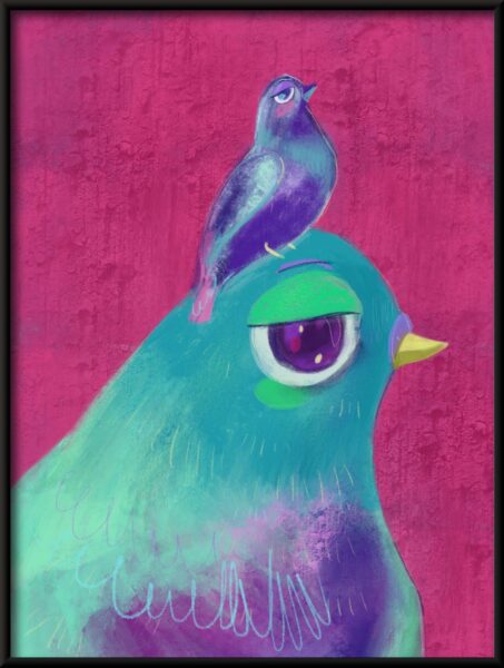 Deux oiseaux Poster – Image 2