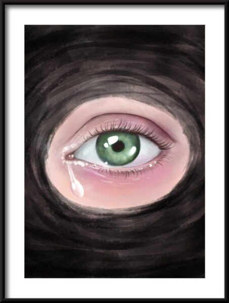 Affiche La larme à l'oeil
