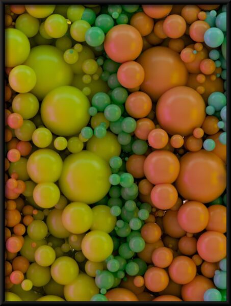 Affiche boules colorées – Image 4