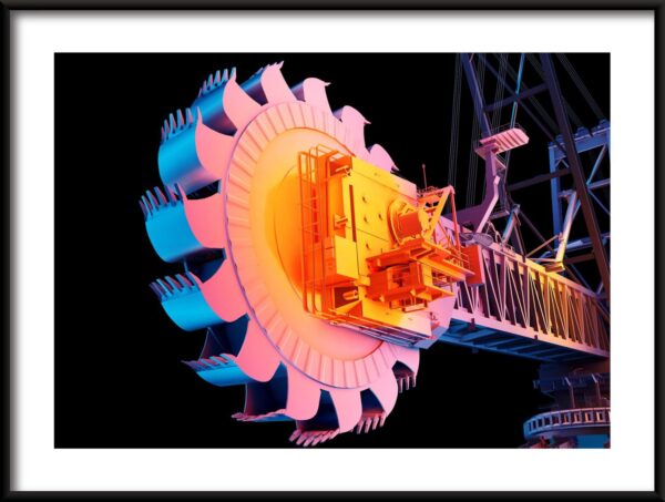 Machine lourde Poster