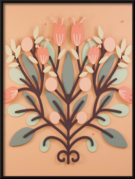 Affiche bouquet coloré – Image 4