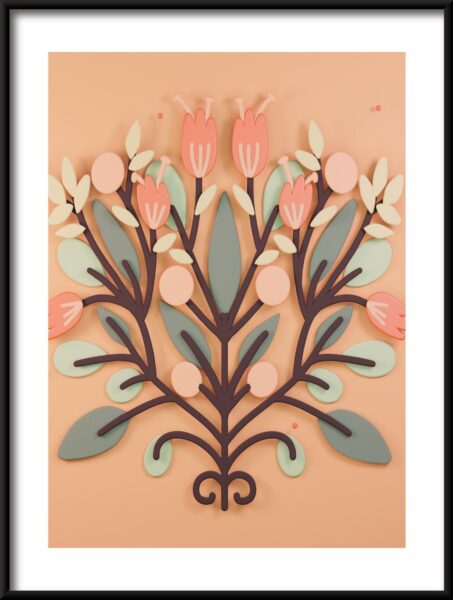 Affiche bouquet coloré – Image 3
