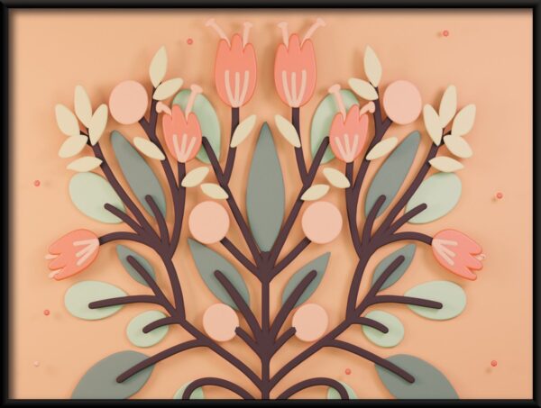 Affiche bouquet coloré – Image 2