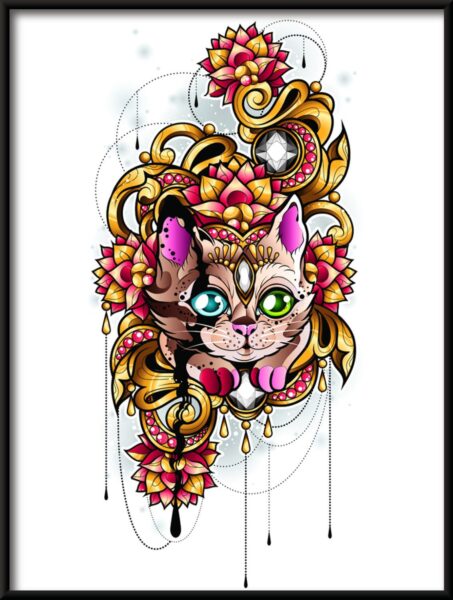 Affiche de chat mystérieux – Image 2