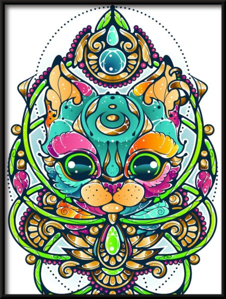 Affiche de dessin de chat – Image 2