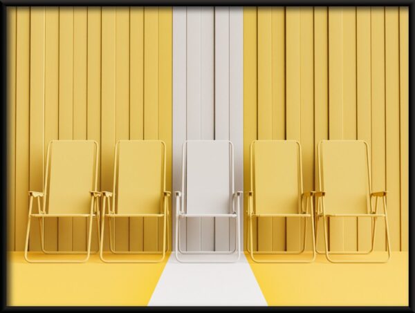 Chaises jaunes Poster – Image 2