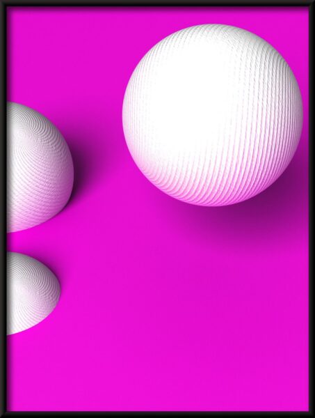 Boules sur violet Poster – Image 4