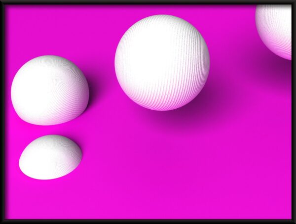 Boules sur violet Poster – Image 2