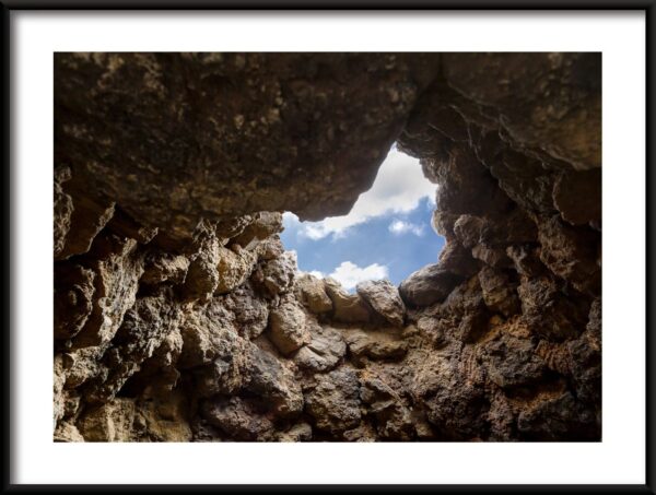 Fenêtre de la grotte