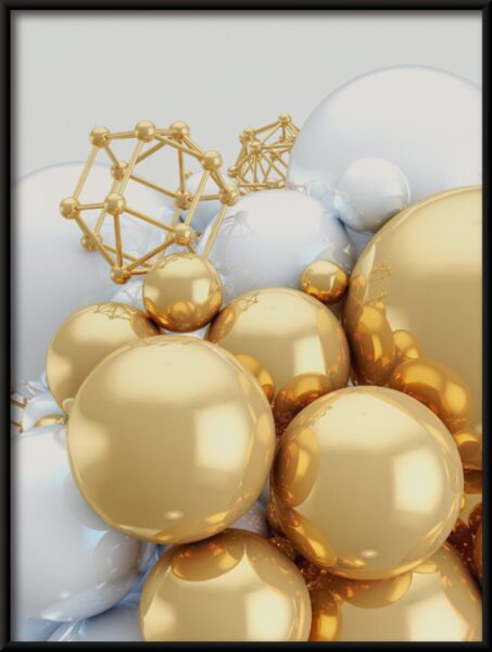 Blanc doré Poster – Image 4