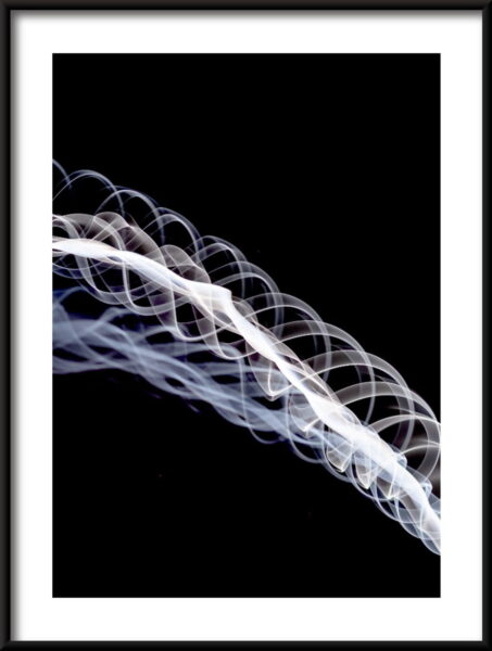 Affiche strie blanche