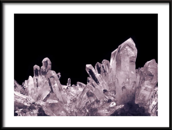 Affiche de cristal de montagne