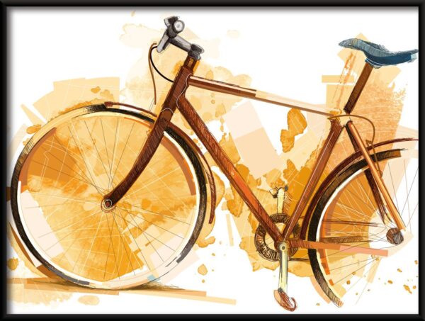 Vélo marron Poster – Image 2