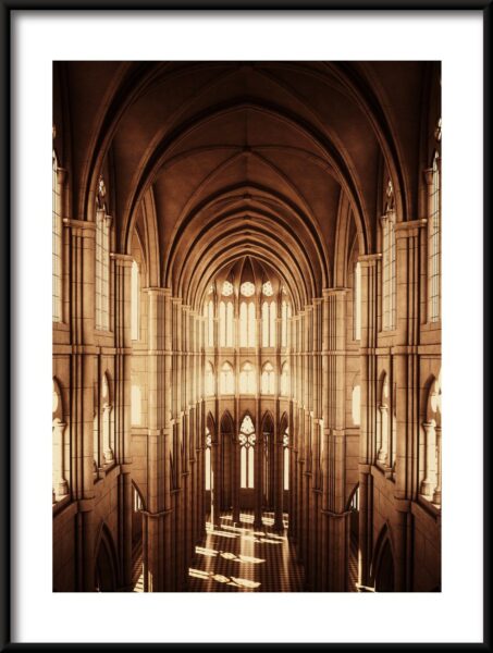 Affiche cathédrale gothique – Image 3