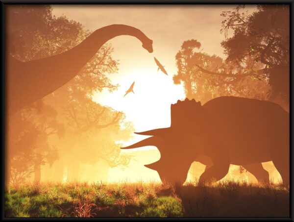 Affiche dinosaures au soleil – Image 2