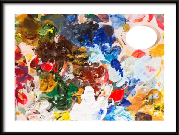 Palette de couleurs Poster
