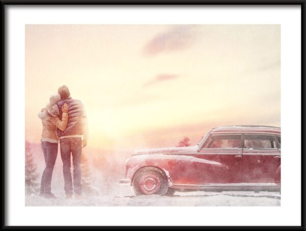 Couple d'hiver Poster