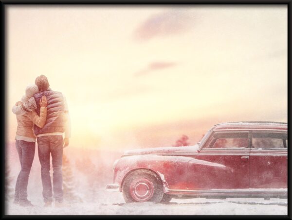 Couple d'hiver Poster – Image 2