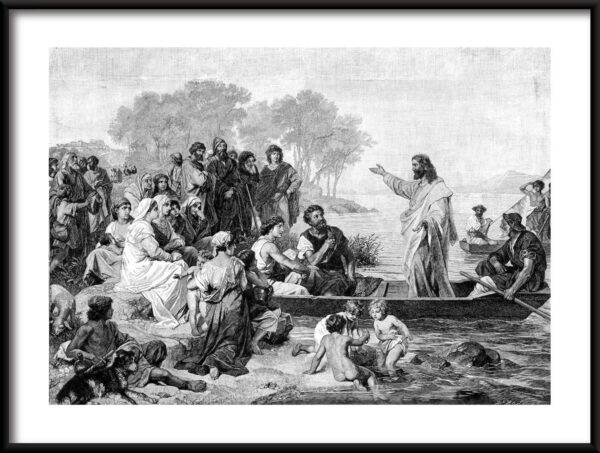 Affiche d'enseignement de Jésus