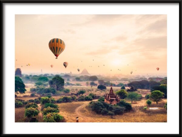 Ciel de ballon Poster