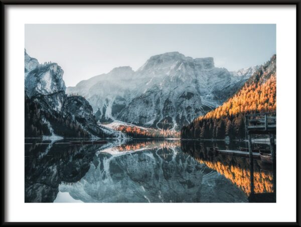 Affiche Lac de Braies