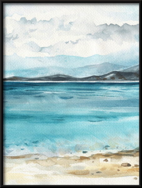 Peinture de la mer Poster – Image 4