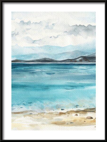 Peinture de la mer Poster – Image 3