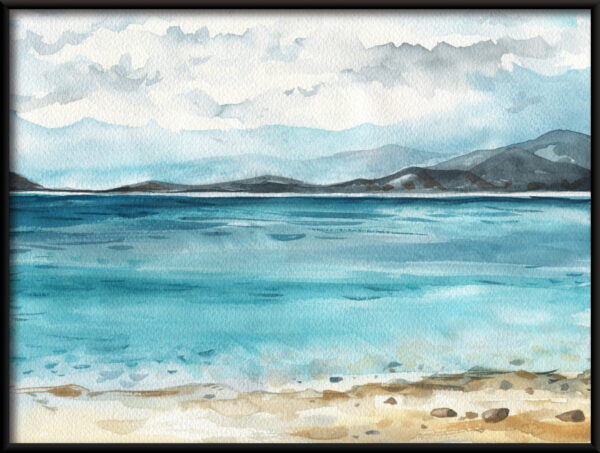 Peinture de la mer Poster – Image 2
