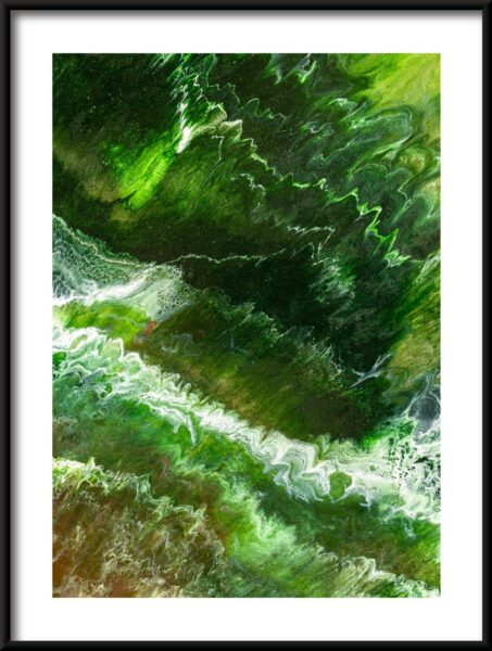 Vagues vertes Poster – Image 3
