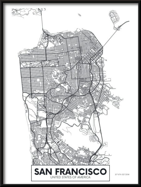 Carte de San Francisco – Image 2