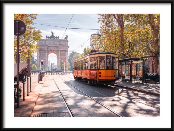 Tramway orange Poster